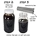 County Line Kitchen - Stainless Steel Filter & Infuser for Cold Brew, Iced Coffee, and Iced Tea - Use with 2 Quart Wide Mouth Mason Jars