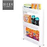 EBTOOLS 4 Schubladen Aufbewahrungsschrank auf Rollen Regal Trolley für