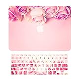 TOP CASE - 2 in 1 Bundle Deal Graphics Rubberized Hard Case + Keyboard Cover Compatible with Apple MacBook Pro 13