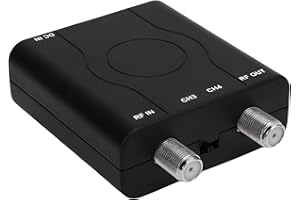 GOWENIC HDM61 HDMI RF Modulator Adapter, HDMI to Coaxial Converter, HDMI to RF Modulator, PAL Control for NTSC TV Format Outp