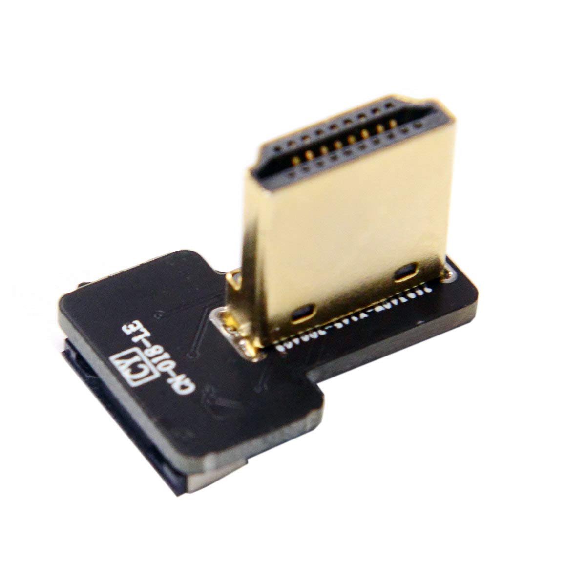 CY CYFPV HDMI Male Type A Male Left Angled 90 Degree HDMI Cable HDMI Adapter HDMI Connector for FPV HDTV Multicopter Aerial Photography — image 1