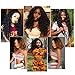 Donmily 10A Remy Brazilian Natural Wave Hair 3 Bundles 100% Unprocessed Brazilian Virgin Human Hair Weft Cheap Wavy Hair Weave Natural Color (12 14 16)