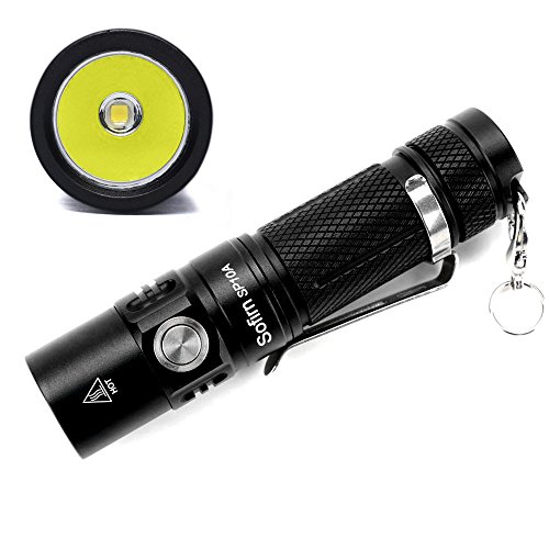 Sofirn sp10a mini keychain flashlight max 500 lumens cree led sma…