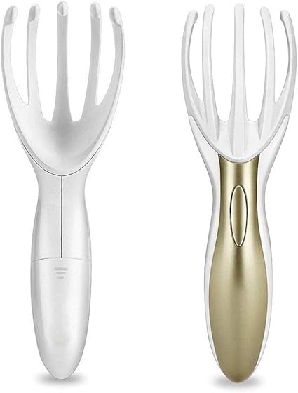 Amazon 頭皮マッサージ ヘッドマッサージャ 頭皮ケア ハンドマッサージャー 頭皮マッサージ器 電動フィンガーヘッドスパ ゾクゾク快感 皮脂汚れ 血行不良に 居眠り防止に 頭皮マッサージブラシ ヘッド ボディ フェイス用 プレゼント Amatone ハンディ