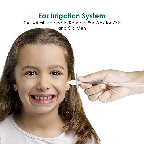 Earwax Removal Kit for Ear Cleaning, Ear Wax Removal Tool for Ear Irrigation, Earwax Romover for Adults and Kids,Ear Washer Bottle (Upgraded)