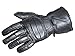 Men’s Winter Gauntlet Motorcycle Gloves, 100% Natural Sheep Leather, Thinsulate Thermal Heated Lining, Full Windproof Cold Weather Water Resistant, Reinforced Warm Biker Driving Glove Black M