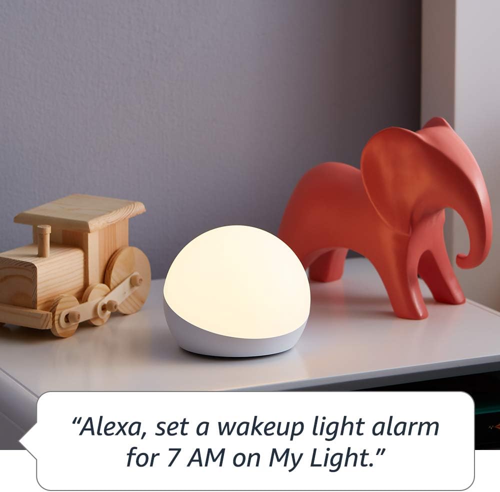 Echo Glow - Multicolor smart lamp for kids, a Certified for Humans Device – Requires compatible Alexa device:  Devices