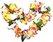 BOSHENG Hawaiian Luau Leis Necklaces for Tropical Flowers Tiki Summer Pool Parties,6 PCS
