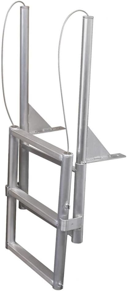 5-Step Floating Dock Lift Ladder Anodized Aluminum