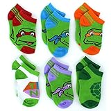 TMNT Teenage Mutant Ninja Turtles Baby 6 pk Socks (12-18M, TMNT Turtles Ankle)
