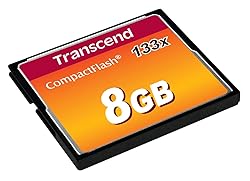Transcend 8GB CompactFlash Memory Card 133X