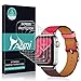 TAURI [6-Pack Screen Protector for Apple Watch 40mm/38mm (Series 5/4/3/2/1 Compatible), Liquid Skin Max Coverage Anti-Bubble HD Flexible Film