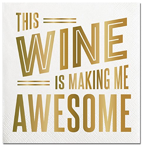 Slant cocktail napkins 20 count this wine is making me …