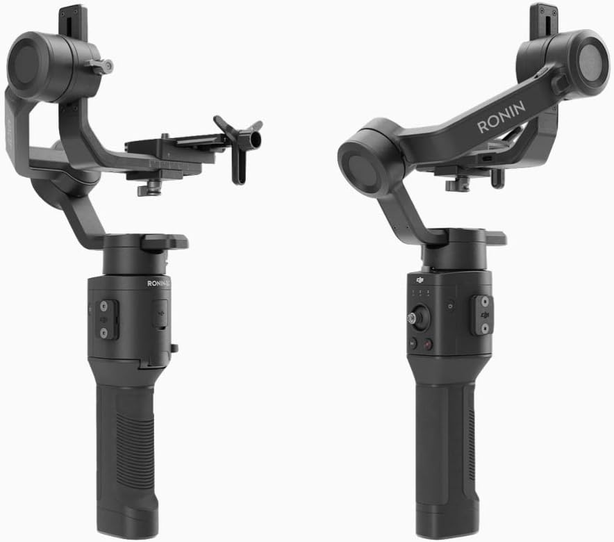 2019 DJI Ronin-SC 3-Axis Gimbal Stabilizer for Mirrorless Cameras, Comes 64GB Micro SD, Tripod, Phone Holder, Carrying Case and Cleaning Kit, Up to 4.4lb Payload, 1 Year Limited Warranty : Camera & Photo