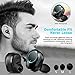 Earbuds Bluetooth wireless, COOCHEER True Wireless Bluetooth 5.0 Earphones with Intelligent LED Display,Touch Screen One Key Control Auto Pairing Headphones,IPX68 Waterproof 3500mA 110H Play Time Case