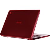iPearl mCover Hard Shell Case for 11.6" ASUS Chromebook C201 series laptop - Red