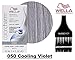 Wella COLOR CHARM PERMANENT Liquid Haircolor Dye (w/Sleek Tint Brush) Excellent Gray Coverage, Floral Fragrance, 1:2 Mix Ratio Hair Color (050 Cooling Violet #50)