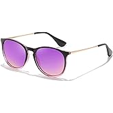 CHBP Polarized Sunglasses for Women Men - Trendy 2025 Vintage Classic Retro Round Mirrored Lens Designer Style