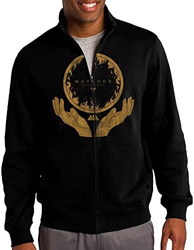 Men's Destiny Warlock Sunsinger Logo Zip-Front Jacket Sweatshirt