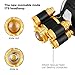 ZUKVYE Rechargeable LED headlamp, Super Bright 5 LED Headlight Zoomable Waterproof CREE Headlamps Flashlight for Cycling, Running, Dog Walking, Camping, Hiking, Fishing, Night Reading and DIY Works