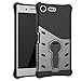 Sony Xperia XZ Premium Case SunRemex Durable Armor with Full Body Protective and Resilient Shock Absorption and Kickstand Design for Sony Xperia XZ Premium(2017) (Black+Grey)