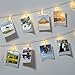 LE 20 LED Photo Clips String Light, Battery Powered, 9.84ft Warm White LED Clips Lights Fairy Twinkle Lights for Wedding Party Christmas Home Decor, Hanging Photos, Memos, Cards and Artwork