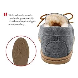 Minnetonka Womens Sheepskin Hardsole Moccasin
