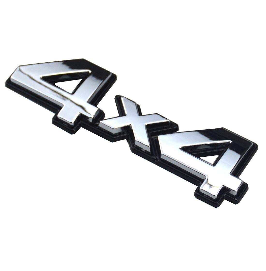 4x4 Quattro Evolution Rear Emblem Metal  Badge Decal Black