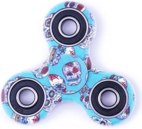 Fidget hand spinner - Twiddle Toy to Reduce Stress and Relieve Anxiety. A friend helps you, your Children Focus and Stay Awake. Great gift for Adults and Kids with ADHD or Autism (colorful steel 1)