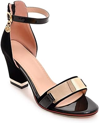 chunky heel sandals amazon