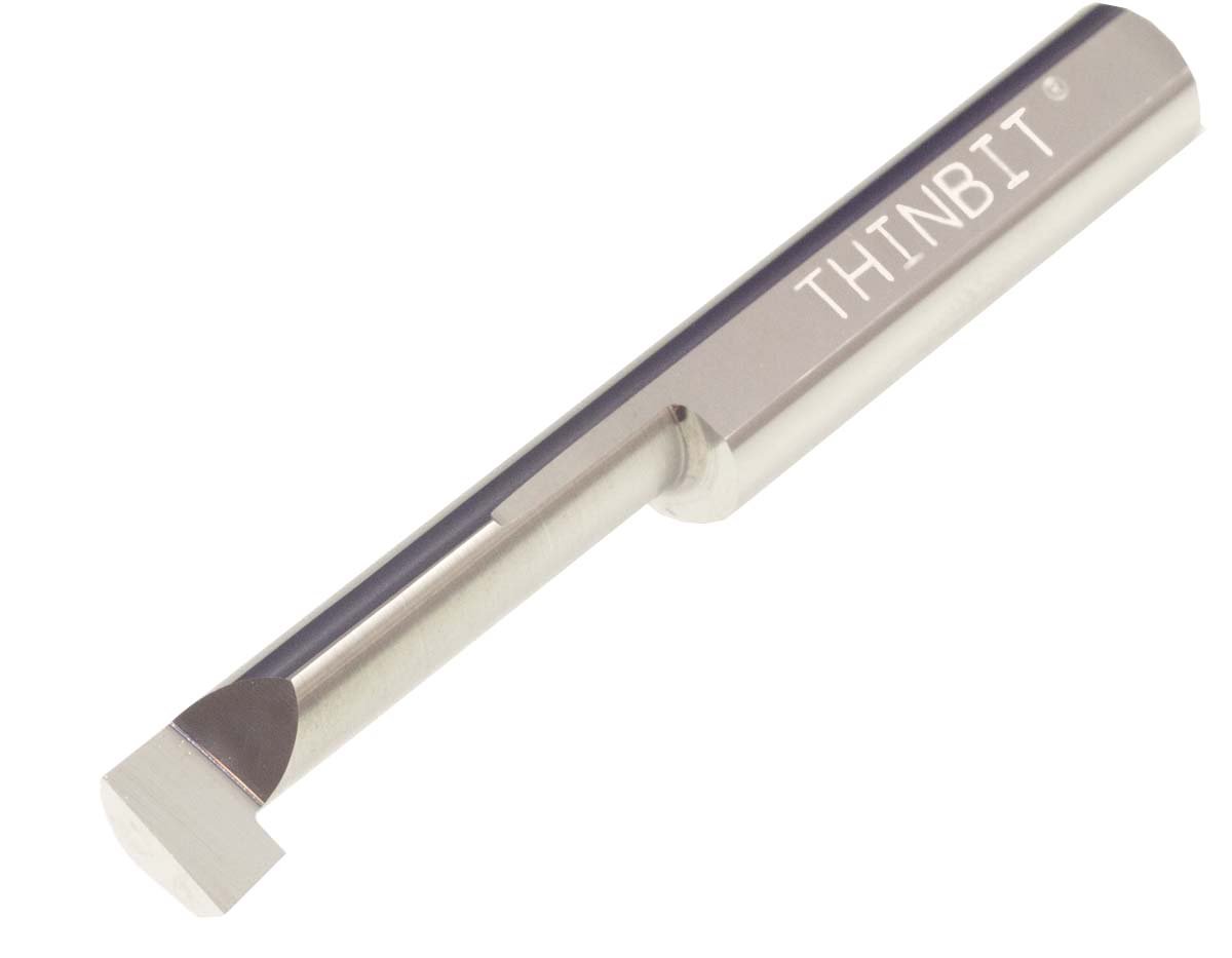 THINBIT BT61CRE MICROBIT TiAlN Coated Solid Carbide Boring Tool.375" Minimum bore, 1.437" Reach