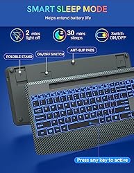 Trueque Wireless Keyboard with 7 Colored