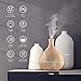 Essential Oil Diffuser, Anjou 500ml Cool Mist Humidifier Wood Grain Aromatherapy Diffuser with 7 Color Changing Night for 12hrs of Continuous Quiet Diffuse Aroma(Light Brown)thumb 3