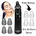 BLACK VAC Pore Vacuum & Blackhead Remover Vacuum (2019 Edition) | Skin Vacuum Cleaner for Nose, Forehead, Facial Cleaning Tool for Pimples, Whiteheads, Acne | Comedone Extractor with Dermasuction Cl