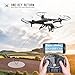 Holy Stone HS110 FPV RC Drone with Camera 720P HD Live Video WiFi 2.4GHz 4CH 6-Axis Gyro RC Quadcopter with Altitude Hold, One Key Return and Headless Mode Function RTF, Color Black