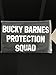 hiphop tees Bucky Barnes Protection Squad Casual Short Sleeve Women's T-Shirts, Black, Medium