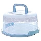 GLOGLOW 6/8 Inch Round Cake Carrier, Portable Cake