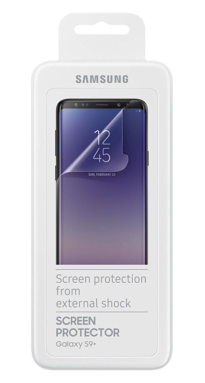 Samsung Film Scratch Resistant Screen Protector for Galaxy S9 Plus, Twin Pack