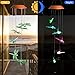 xxschy LED Solar Dragonfly Wind Chimes Outdoor - Waterproof Solar Powered LED Changing Light Color Six Dragonflies Mobile Romantic Wind-Bell for Home, Party, Festival Decor, Night Garden Decoration
