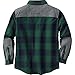 Legendary Whitetails Men's Standard Woodsman Heavyweight Quilted Shirt Jacket, Evergreen Plaid, Medium