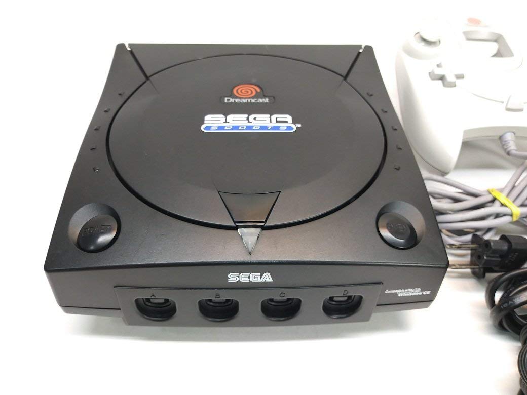 Sega Dreamcast System - Video Game Console (Black Sega Sports Edition) (Renewed): Video Games
