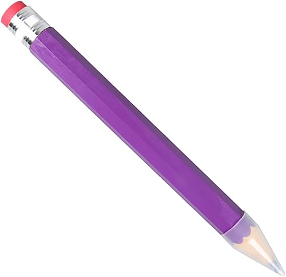 Giant Large Novelty Wooden Pencil Crayon Purple 1pc (35 cm) Amazon.co