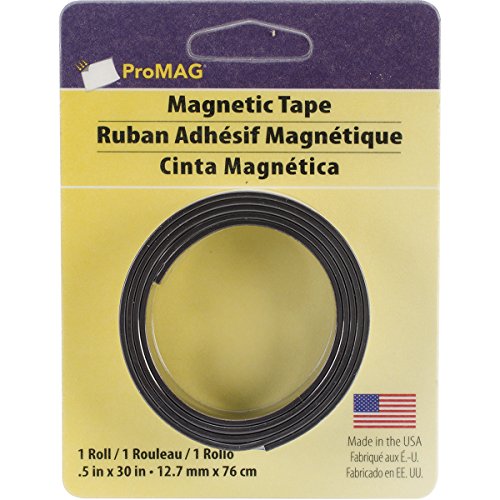 Promag promag adhesive magnetic tape, 0.5 x 30-inch