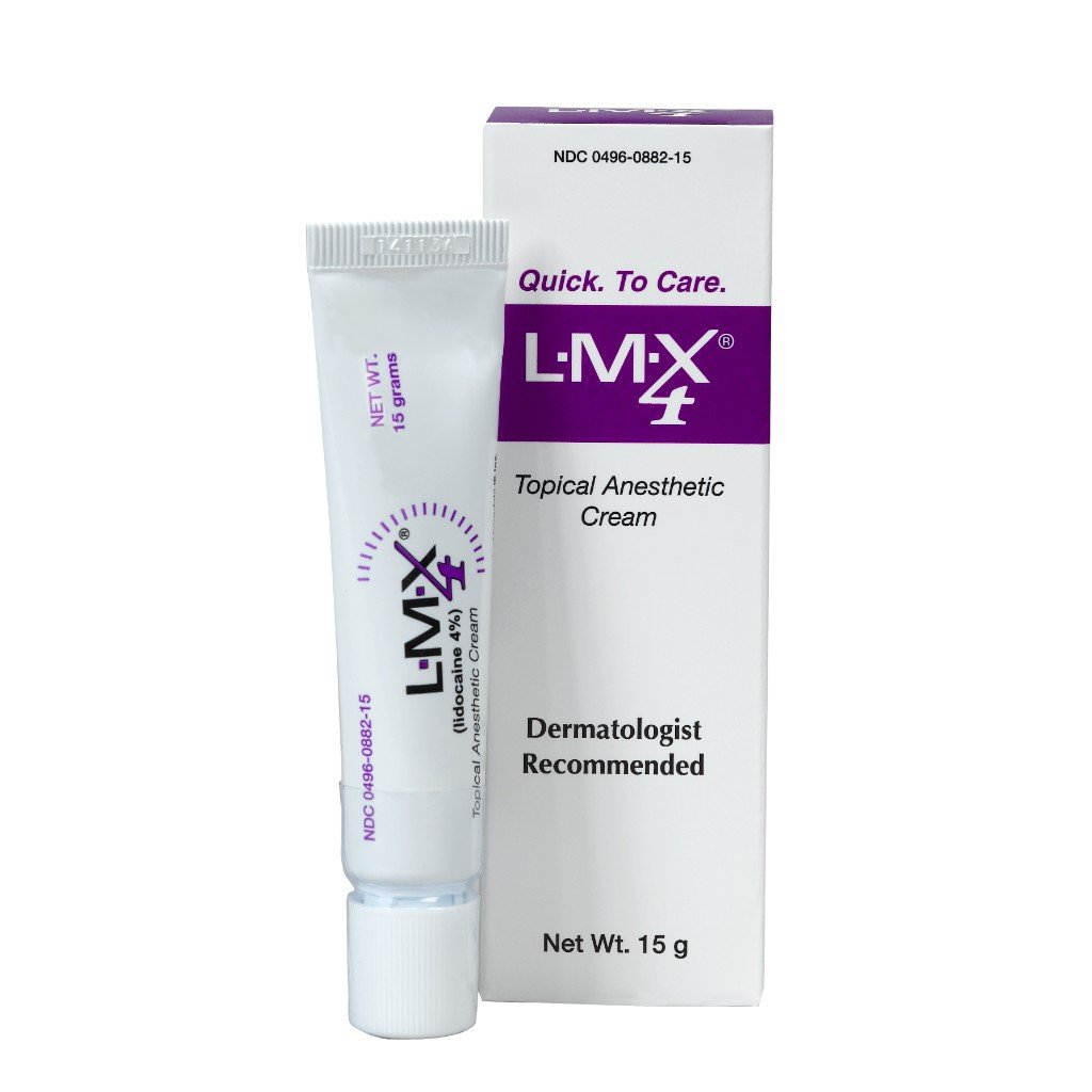 LMX4 Lidocaine Pain Relief Cream, 15g Tube – Topical, Fast Acting, Long Lasting use for Cuts, Scraps, Sunburn, Bites