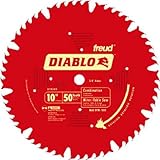 Freud D1050X Diablo 10-Inch 50-tooth ATB Combination Saw Blade with 5/8-Inch Arbor and PermaShield Coating
