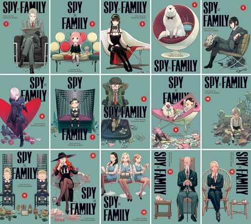 Spy x Family Collection Set Volumes 1-9 by Tatsuya Endo + 5 Kokuyo
