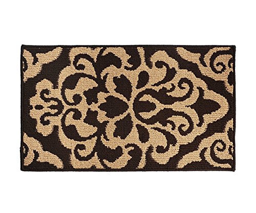 YK Decor Indoor Outdoor Doormat Super Grip Non Slip Backing Door Mat for Front Door Inside Floor Dirt Mud Trapper Mats Entrance Rug Shoes Scraper Machine Washable Carpet - Thumbnail 4