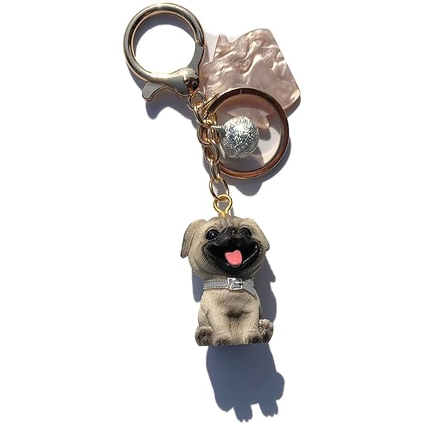 Porte-clés Figurine Kamibashi Pyrs The Great Pyrenees - Chien En Corde - Neuf
