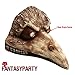Plague Doctor Latex Mask Lifelike Bird Mask Beak Faux Gothic Retro Costume Props for Halloween