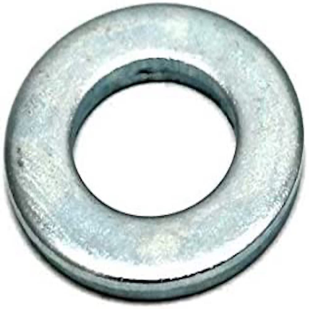 Merriway BH03682 (25 Pcs) Flat Steel Washer, M4 (5/32 inch) Bright Zinc Plated - Pack of 25 Pieces